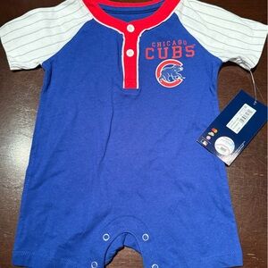 NWT Chicago Cubs Infant Romper - 3-6 months